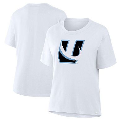 Women's Fanatics White Utah Mammoth Alternate Logo Legacy T-Shirt