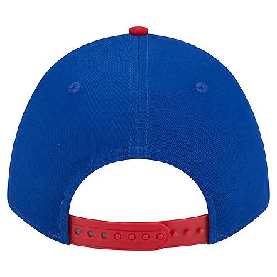 Men's New Era Royal/Red Chicago Cubs Arch 9FORTY A-Frame M-Crown Adjustable Hat
