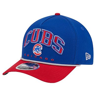 Men's New Era Royal/Red Chicago Cubs Arch 9FORTY A-Frame M-Crown Adjustable Hat