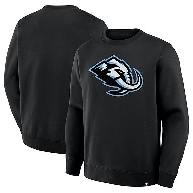 Men's Fanatics Black Utah Mammoth Primary Logo Legacy Fleece Sweatshirt