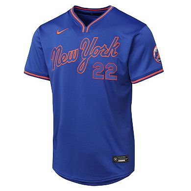 Youth Nike Juan Soto Royal New York Mets Alternate 2 Limited Jersey