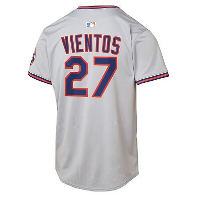 Youth Nike Mark Vientos Gray New York Mets Road Limited Jersey