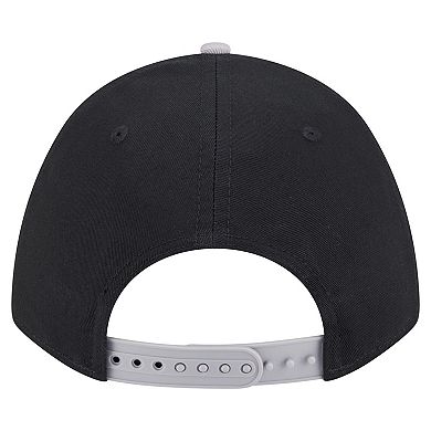 Men's New Era Black/Gray Chicago White Sox Arch 9FORTY A-Frame M-Crown Adjustable Hat