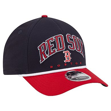 Men's New Era Navy/Red Boston Red Sox Arch 9FORTY A-Frame M-Crown Adjustable Hat