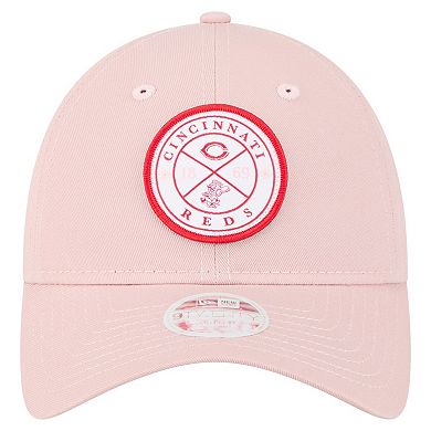 Women's New Era Pink Cincinnati Reds Bloom 9TWENTY Adjustable Hat