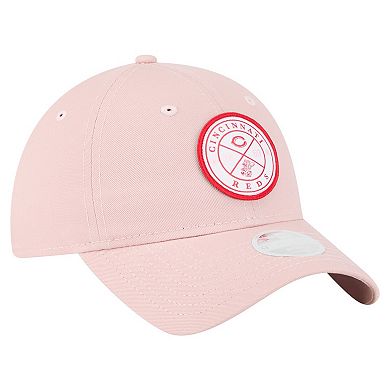 Women's New Era Pink Cincinnati Reds Bloom 9TWENTY Adjustable Hat