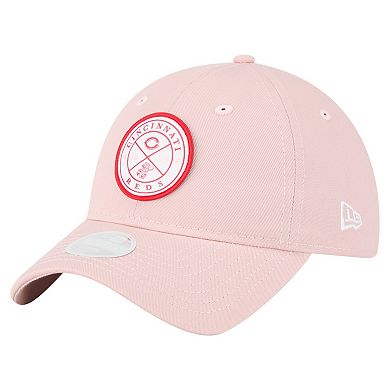 Women's New Era Pink Cincinnati Reds Bloom 9TWENTY Adjustable Hat