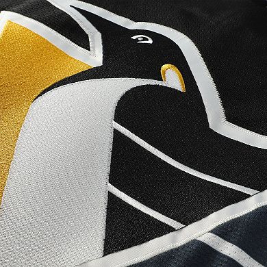 Men's Mitchell & Ness Mario Lemieux Black Pittsburgh Penguins 1996/97 Blue Line 2.0 Jersey