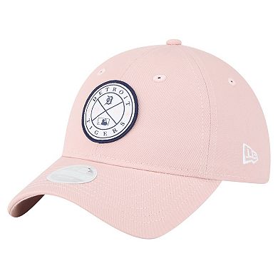 Women's New Era Pink Detroit Tigers Bloom 9TWENTY Adjustable Hat