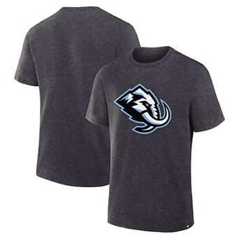 Men's Fanatics Heather Charcoal Utah Mammoth Primary Logo Legacy T-Shirt
