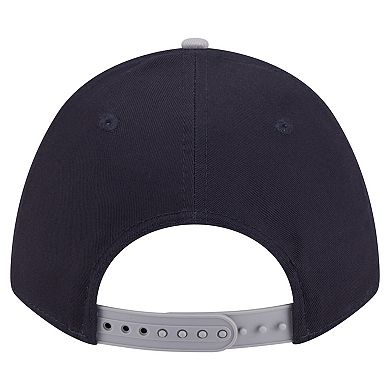 Men's New Era Navy/Gray Detroit Tigers Arch 9FORTY A-Frame M-Crown Adjustable Hat