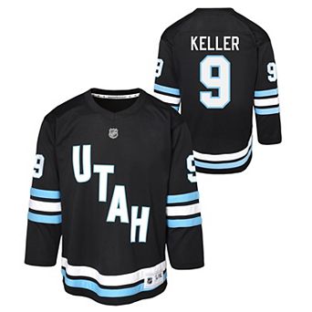 Youth Clayton Keller Black Utah Mammoth Alternate Replica Player Jersey