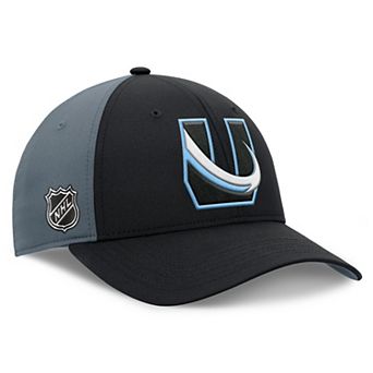 Men's Fanatics Black/Charcoal Utah Mammoth Alternate Logo Adjustable Hat