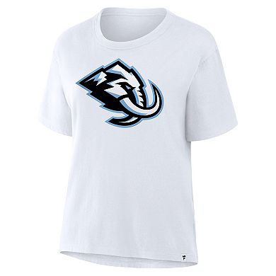 Women's Fanatics White Utah Mammoth Primary Logo Legacy T-Shirt