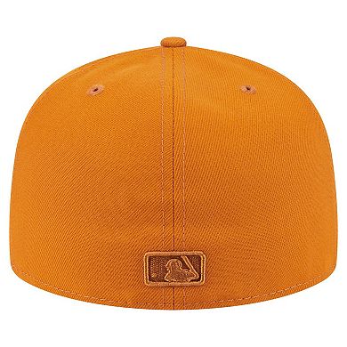 Men's New Era Orange Athletics Color Pack A-Frame 59FIFTY Fitted Hat