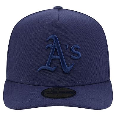 Men's New Era Navy Athletics Color Pack A-Frame 59FIFTY Fitted Hat