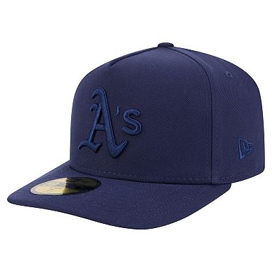 Men's New Era Navy Athletics Color Pack A-Frame 59FIFTY Fitted Hat