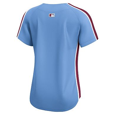 Women's Nike Light Blue Philadelphia Phillies Alternate Limited Jersey