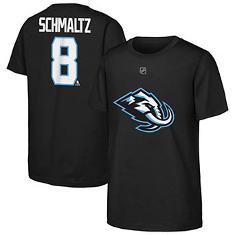Youth Outerstuff Nick Schmaltz Black Utah Mammoth Name & Number T-Shirt