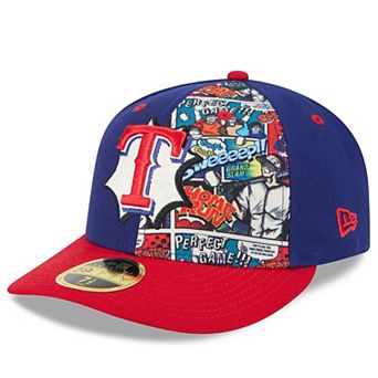 Men's New Era Royal/Red Texas Rangers 2025 MLB Diamond Hero Edition Low Profile 59FIFTY Fitted Hat