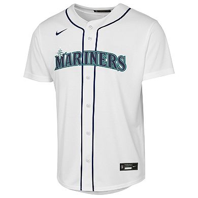 Youth Nike White Seattle Mariners Home Replica Jersey