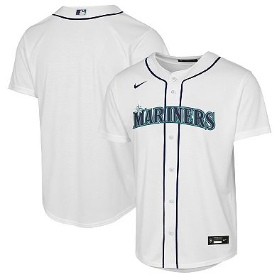 Youth Nike White Seattle Mariners Home Replica Jersey