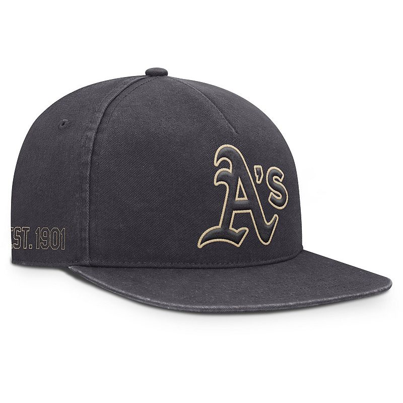 Men's Nike Anthracite Athletics Monotone Pro Adjustable Hat, 