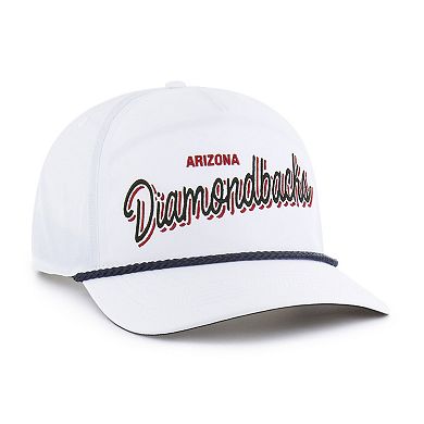Men's '47 White Arizona Diamondbacks Brrr Fairway Hitch Adjustable Hat