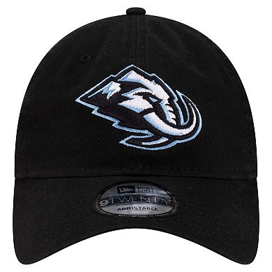 Men's New Era Black Utah Mammoth 9TWENTY Adjustable Hat
