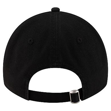 Men's New Era Black Utah Mammoth 9TWENTY Adjustable Hat