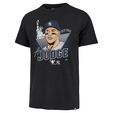 Men's Profile Aaron Judge Black New York Yankees Big & Tall Caricature Player T-Shirt