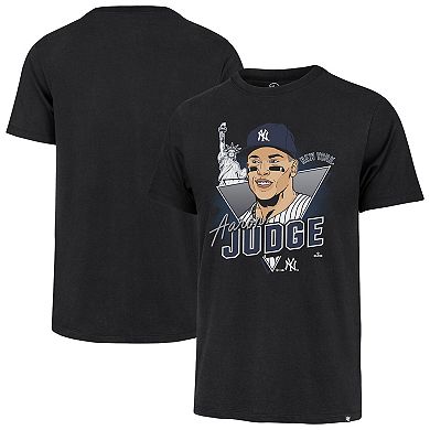 Men's Profile Aaron Judge Black New York Yankees Big & Tall Caricature Player T-Shirt