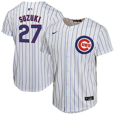 Youth Nike Seiya Suzuki White Chicago Cubs Home Game Jersey