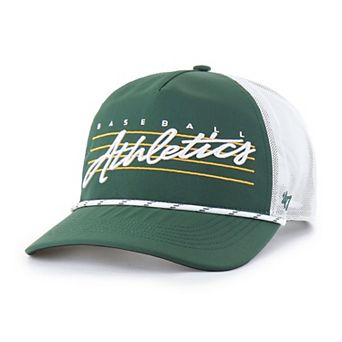 Men's '47 Dark Green Athletics Brrr Downburst Mesh Hitch Adjustable Hat