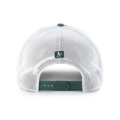 Men's '47 Dark Green Athletics Brrr Downburst Mesh Hitch Adjustable Hat