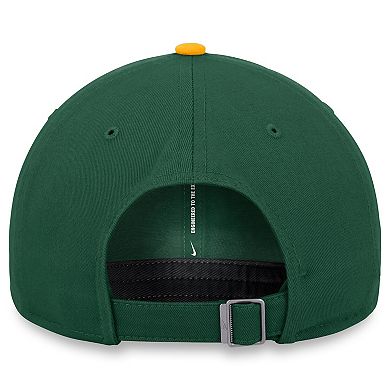 Men's Nike Green/Gold Athletics Club Adjustable Hat