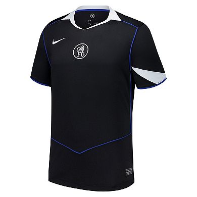 Men's Nike Jọo Pedro Black Chelsea 2025/26 Third Replica Player Jersey
