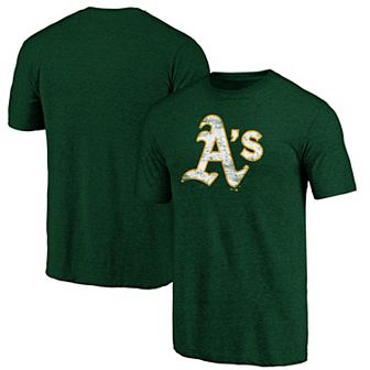 Men's��Profile Green Athletics Big & Tall Distressed Logo T-Shirt