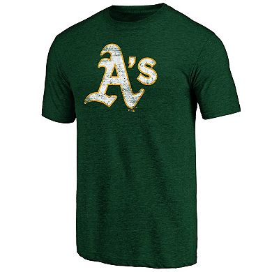 Men's Profile Green Athletics Big & Tall Distressed Logo T-Shirt