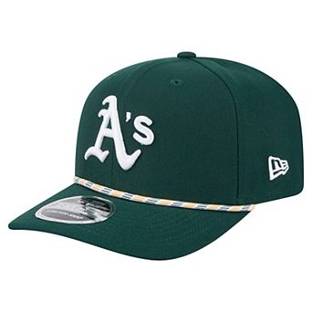 Men's New Era Green Athletics Multi-Rope 9SEVENTY Stretch-Snap Hat