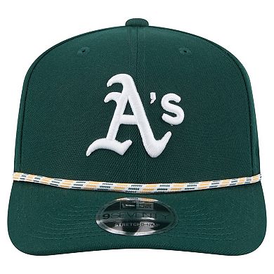 Men's New Era Green Athletics Multi-Rope 9SEVENTY Stretch-Snap Hat