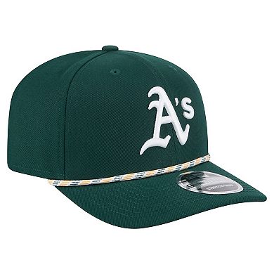 Men's New Era Green Athletics Multi-Rope 9SEVENTY Stretch-Snap Hat