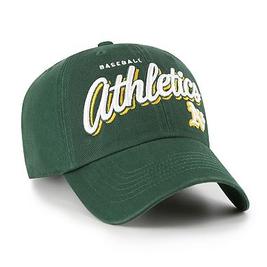 Women's '47 Green Athletics Ariana Clean Up Adjustable Hat