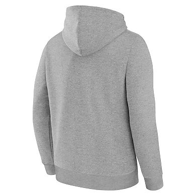 Men's Fanatics Heather Gray Utah Mammoth Combo Legacy Fleece Pullover Hoodie