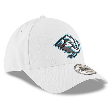 Men's New Era White Utah Mammoth 9FORTY Adjustable Hat