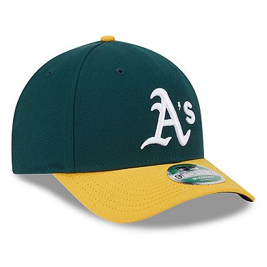 Men's New Era Green/Gold Athletics Player Replica 9FORTY Adjustable Hat