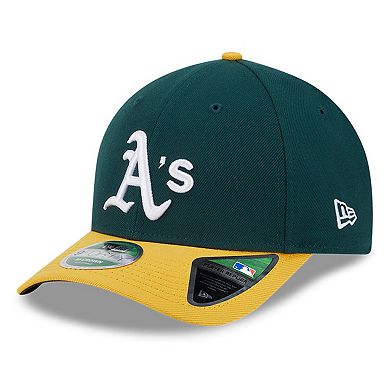 Men's New Era Green/Gold Athletics Player Replica 9FORTY Adjustable Hat