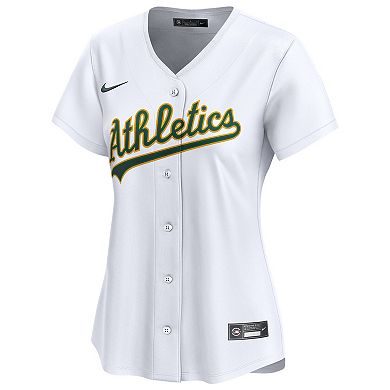 Women's Nike White Athletics Home Limited Jersey
