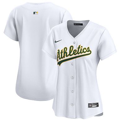Women's Nike White Athletics Home Limited Jersey