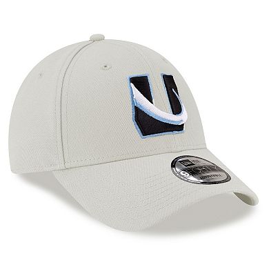Men's New Era Cream Utah Mammoth 9FORTY Adjustable Hat